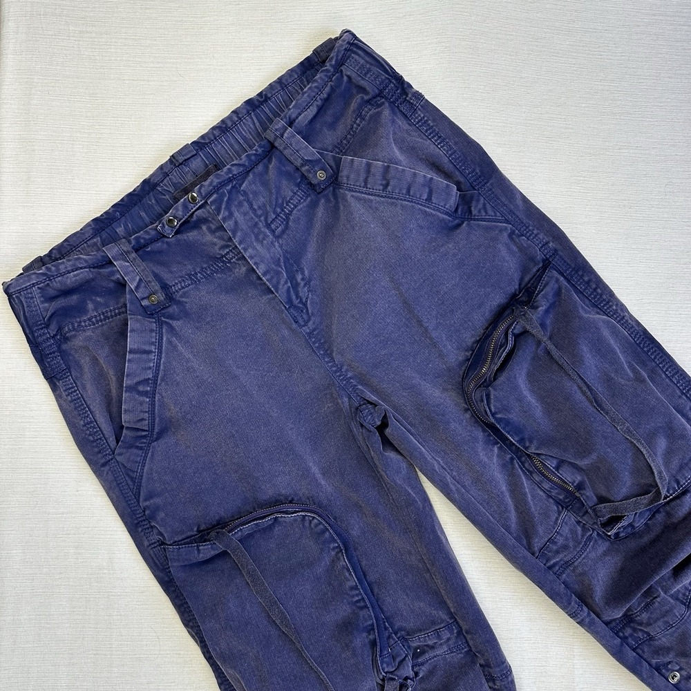 Free People We The Free Cant Compare Slouch Cargo Pants XS Purple Pockets Boho - Picture 3 of 12